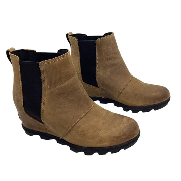 Sorel Joan of Arctic Wedge ll Womens 10 Waterproof Wedge Chelsea Leather Ankle B - Picture 5 of 11